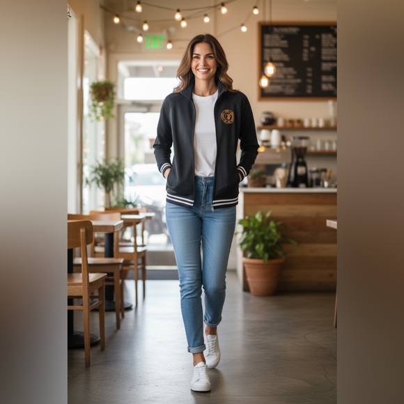 PINK Baltimore Orioles Zip Up Sweatshirt / Jacket - Picture 3 of 7